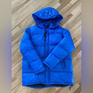 Vibrant Blue womans Puffer Jacket